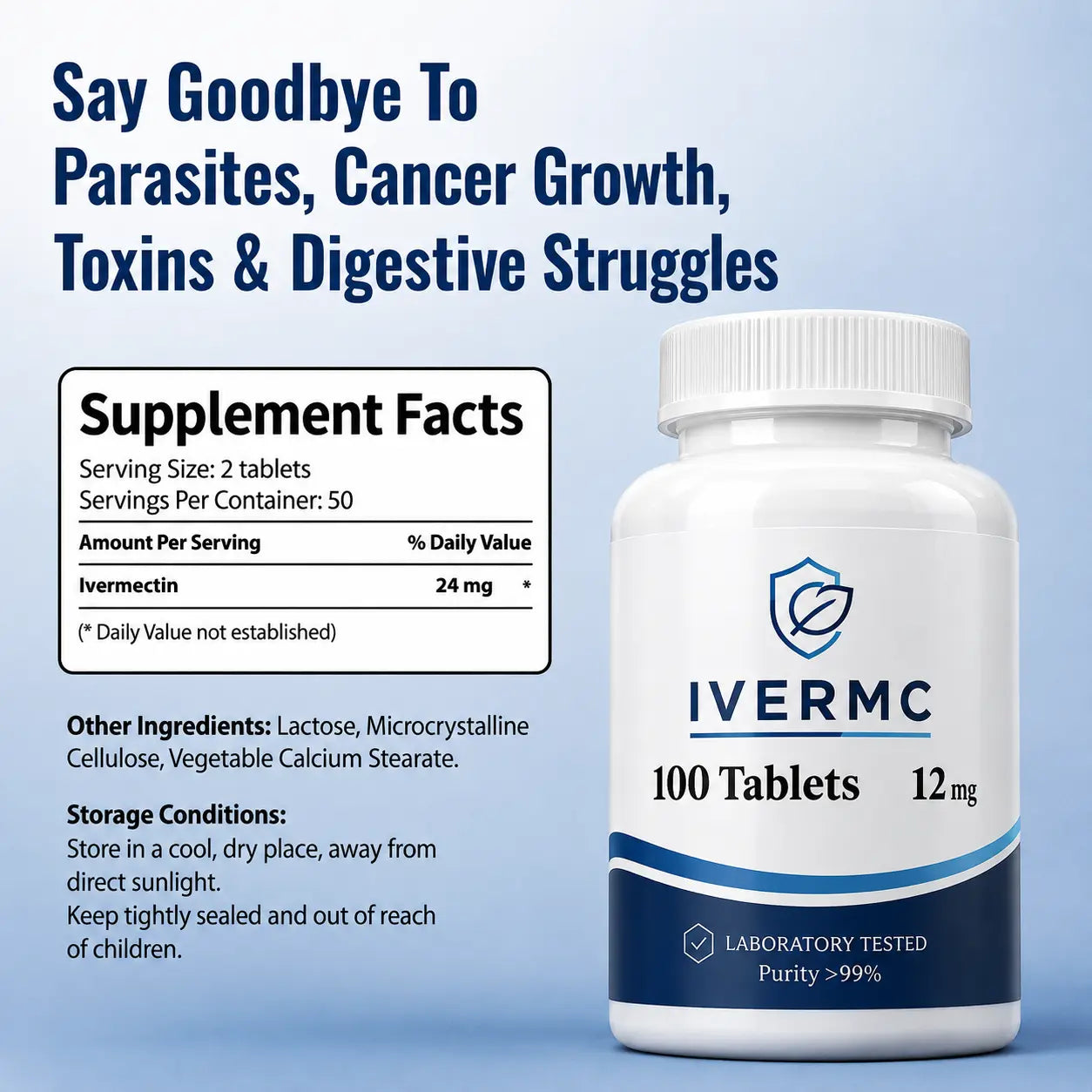 IVERMC 12mg-100Tables